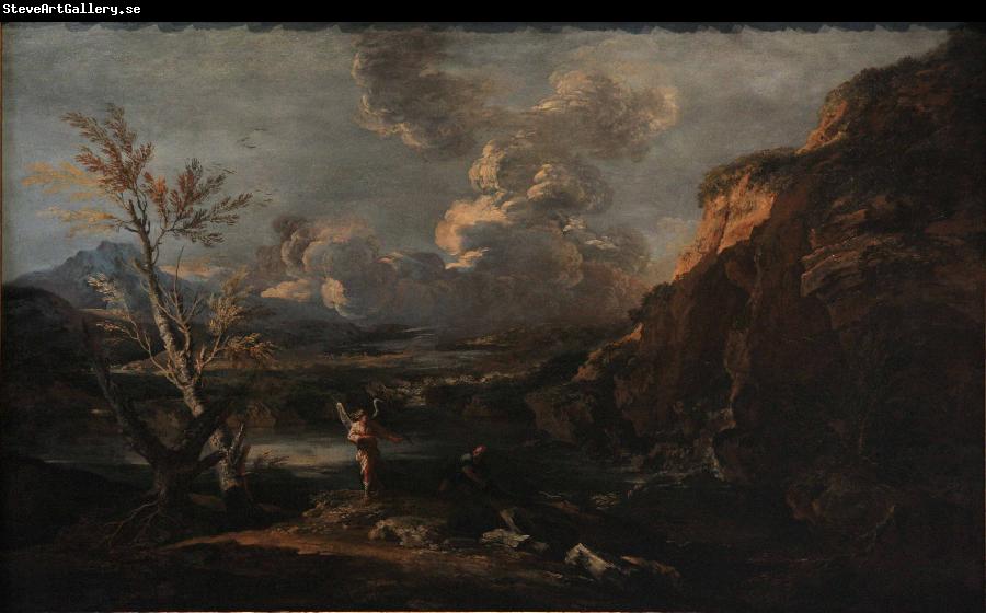 Salvator Rosa Landscape with Tobit and the angel